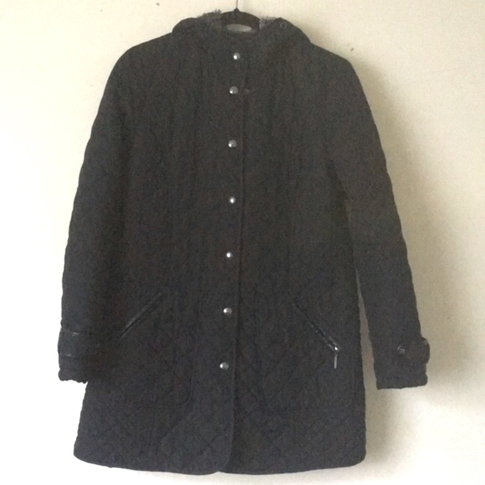 Waterproof Puffer Quilted Jacket With Hood